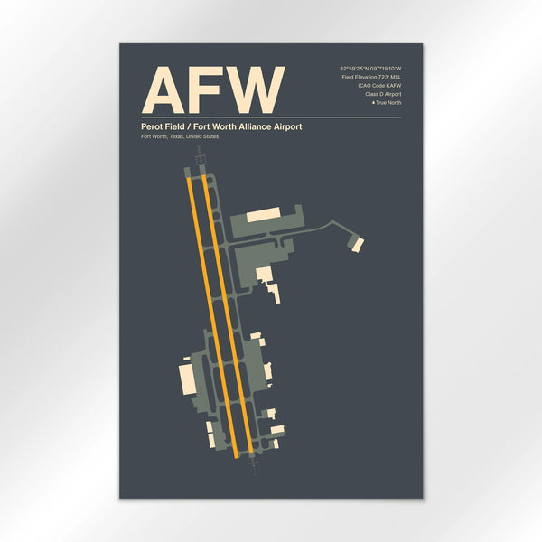 AFW Airport Diagram