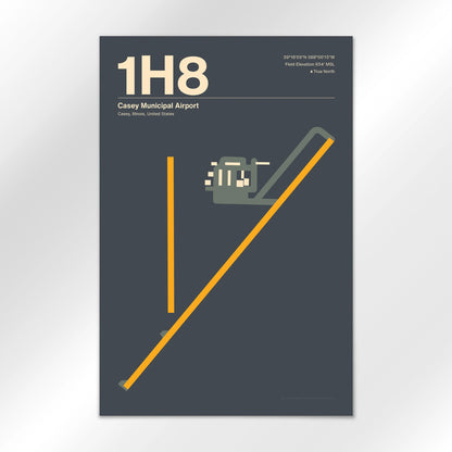 1H8 Airport Diagram