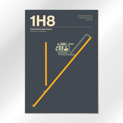 1H8 Airport Diagram