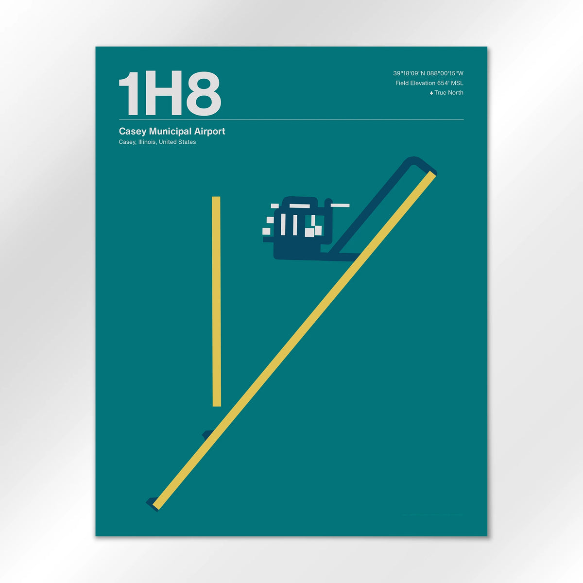 1H8 Airport Diagram