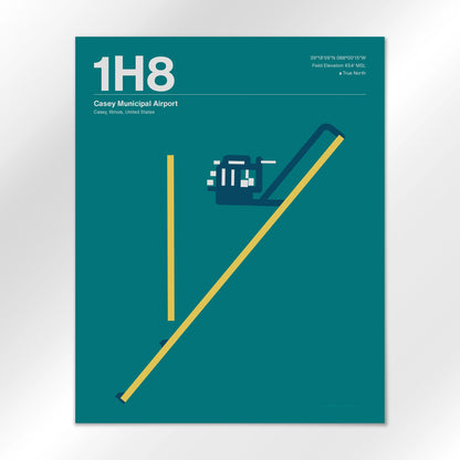 1H8 Airport Diagram