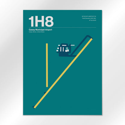 1H8 Airport Diagram