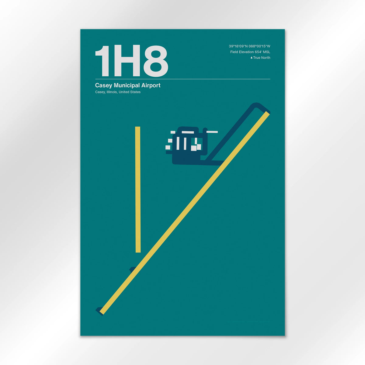 1H8 Airport Diagram