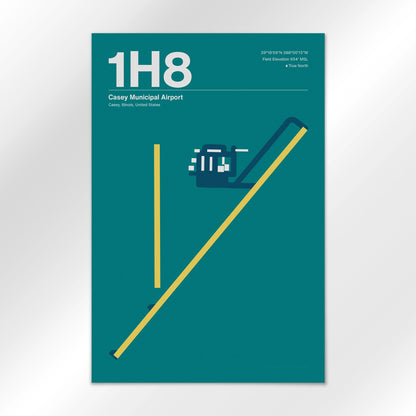 1H8 Airport Diagram