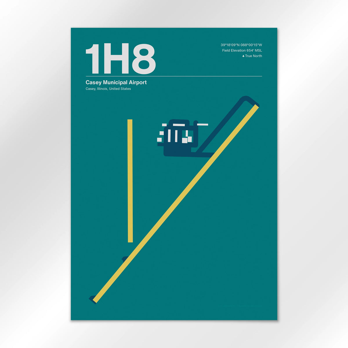 1H8 Airport Diagram