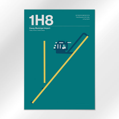 1H8 Airport Diagram