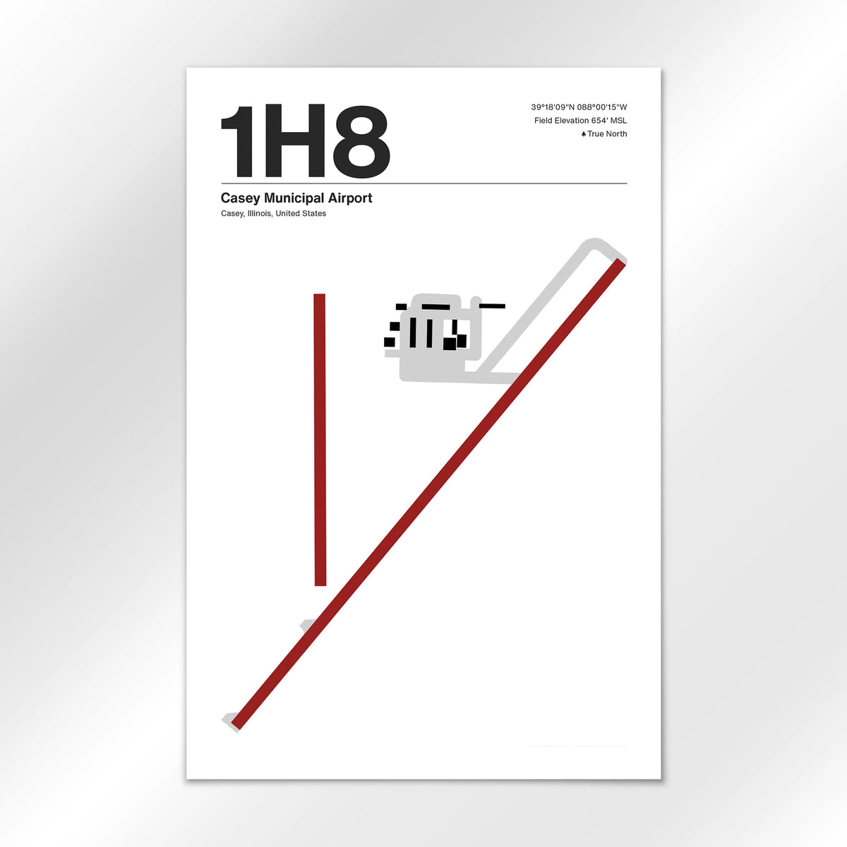 1H8 Airport Diagram