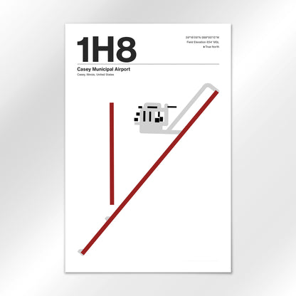 1H8 Airport Diagram
