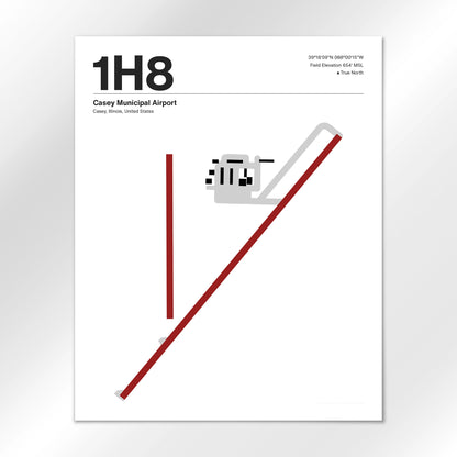 1H8 Airport Diagram