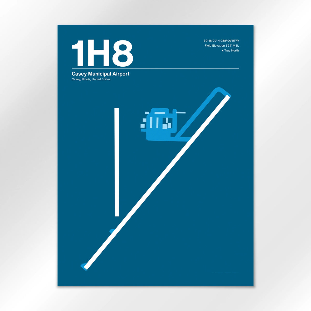 1H8 Airport Diagram