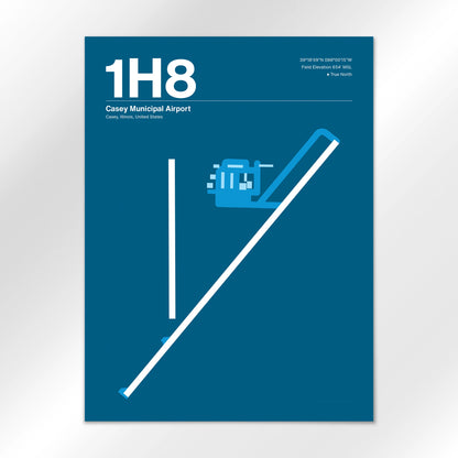 1H8 Airport Diagram