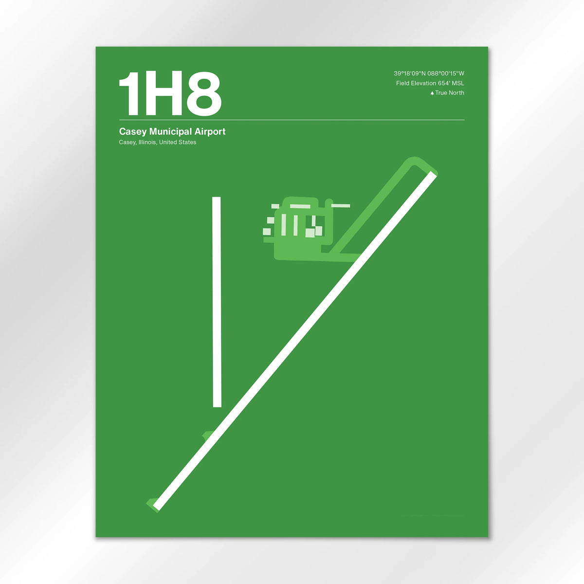 1H8 Airport Diagram