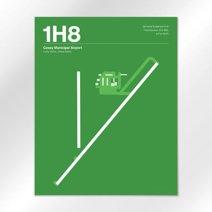 1H8 Airport Diagram