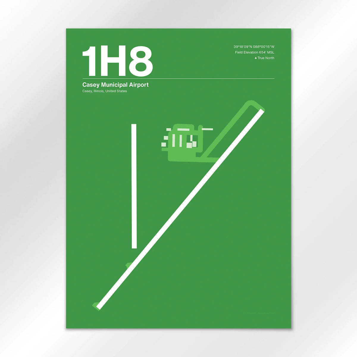 1H8 Airport Diagram