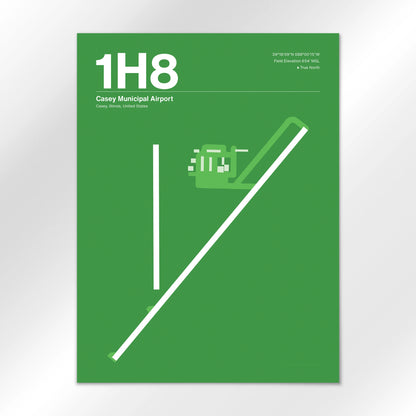 1H8 Airport Diagram