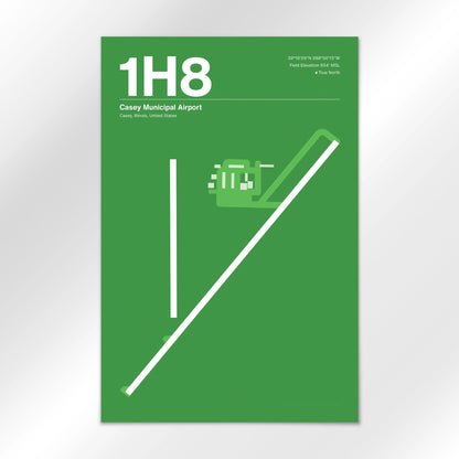 1H8 Airport Diagram