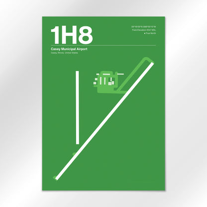 1H8 Airport Diagram