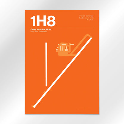 1H8 Airport Diagram