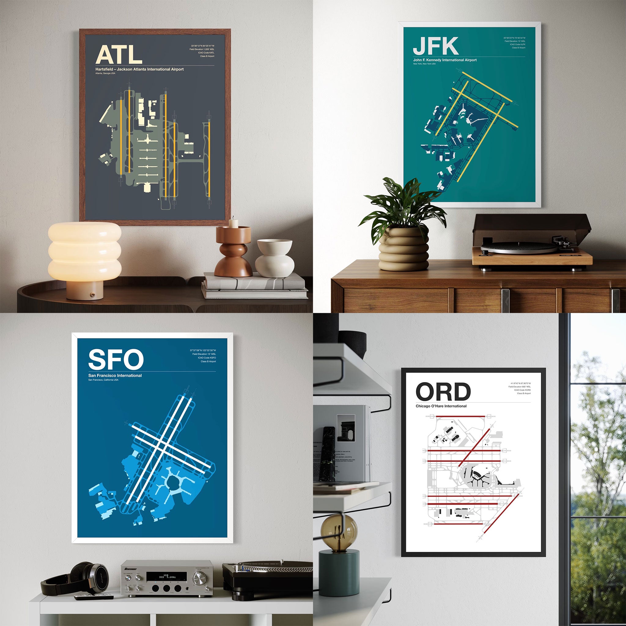 ZPH | Zephyrhills - 24×36" - Mid - Century Modern - No Frame