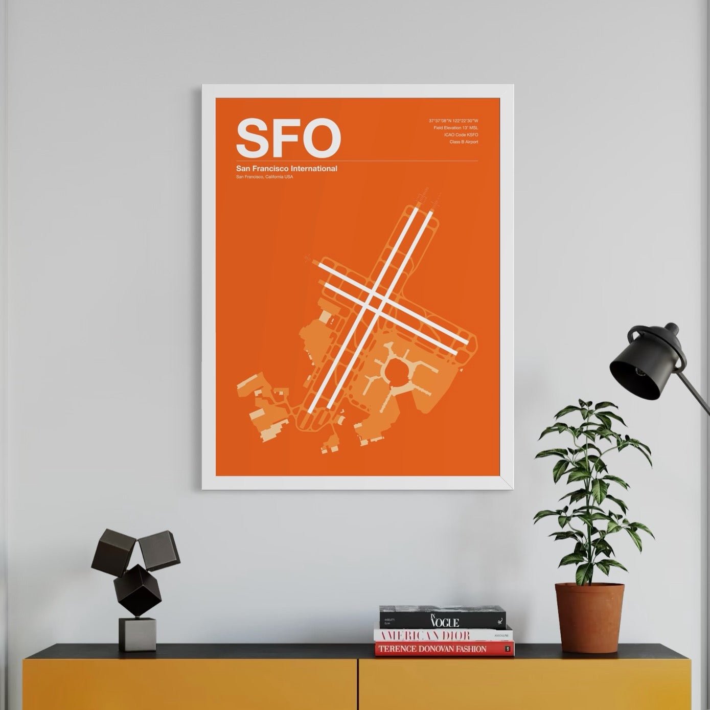 ANY | Custom - A3 - Sunset Orange - No Frame