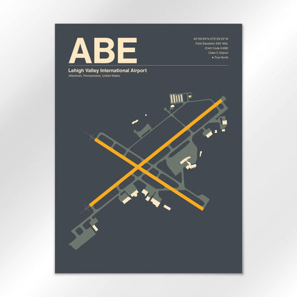 ABE Airport Diagram