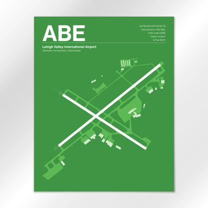 ABE Airport Diagram