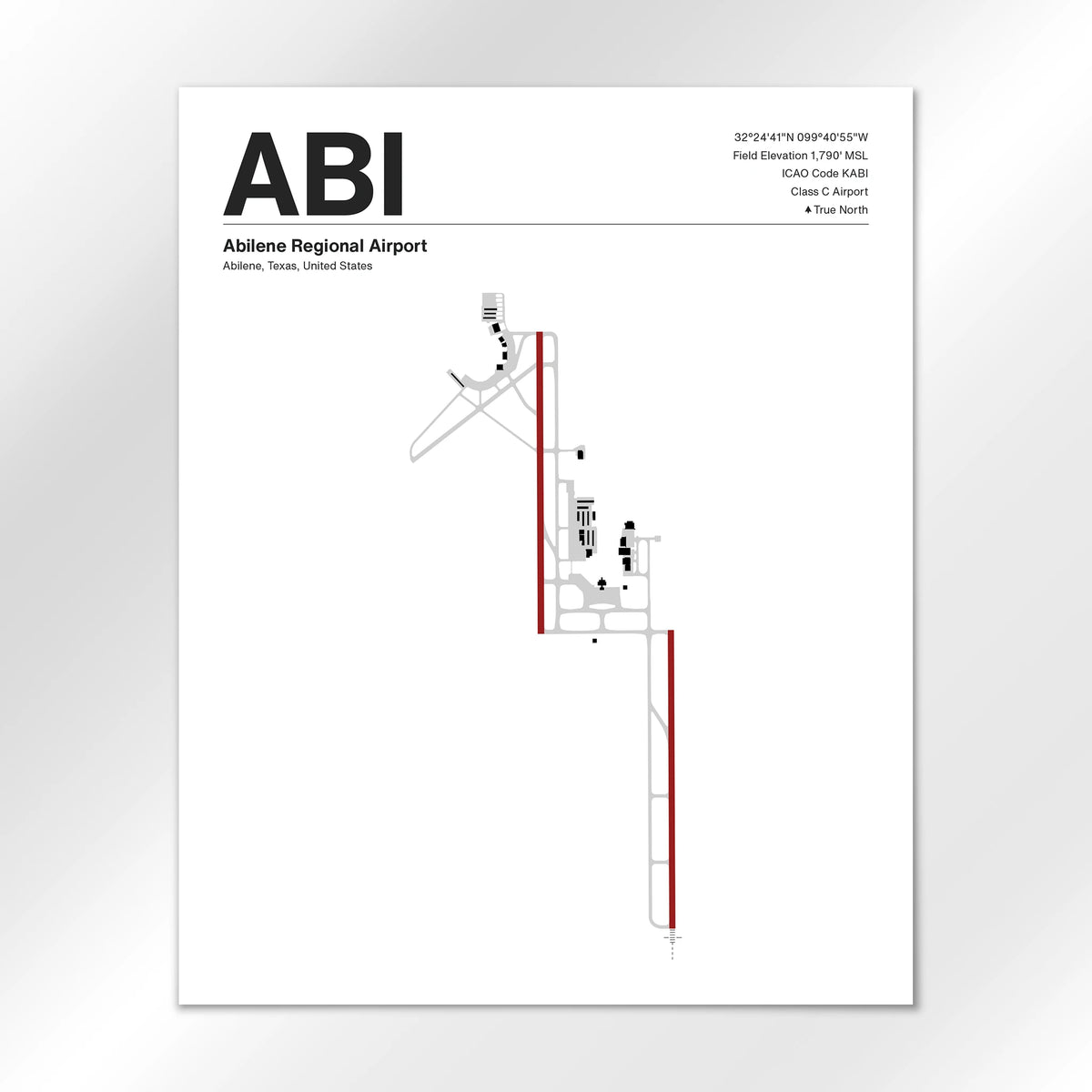 ABI Airport Diagram