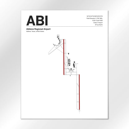 ABI Airport Diagram