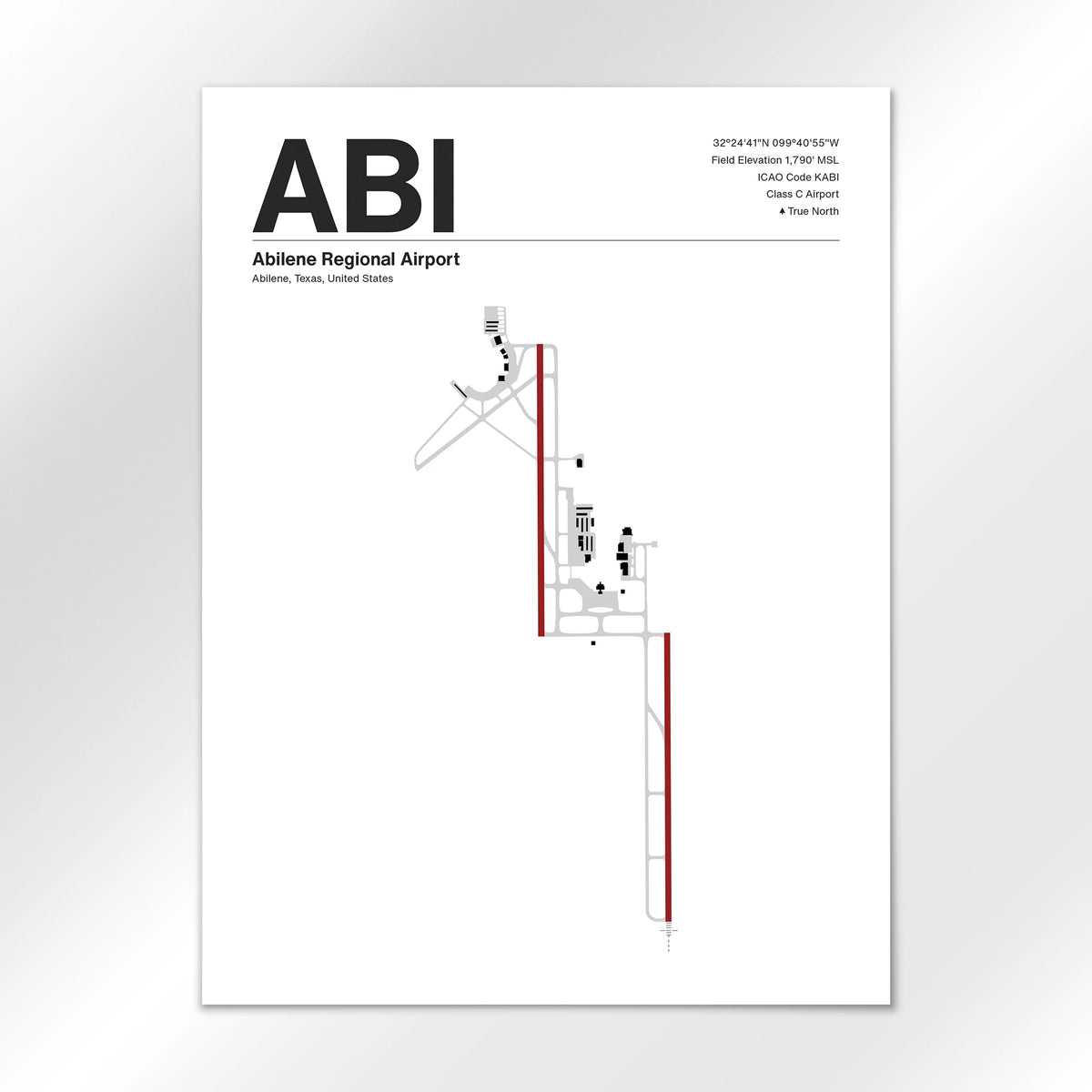 ABI Airport Diagram