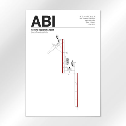 ABI Airport Diagram