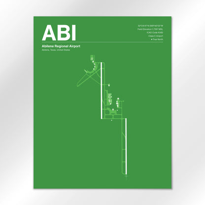ABI Airport Diagram