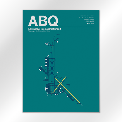 ABQ Airport Diagram