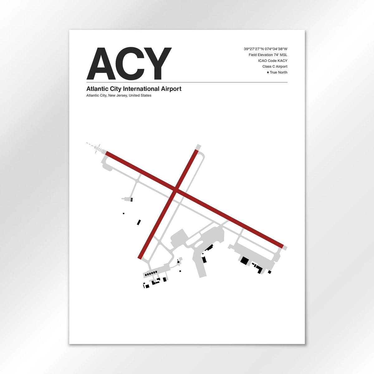 ACY Airport Diagram