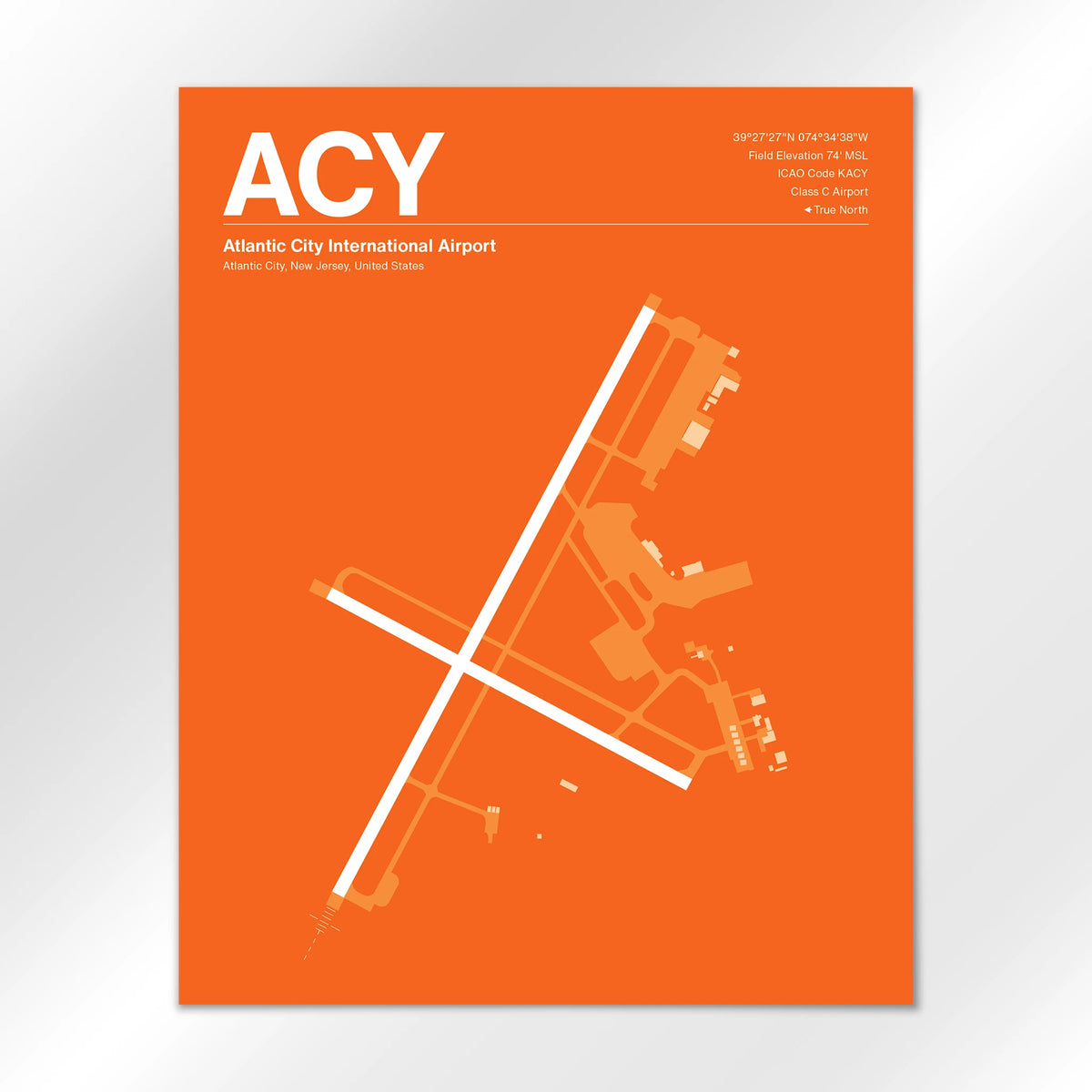 ACY Airport Diagram