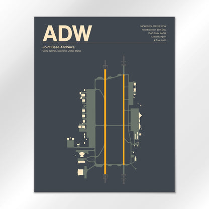 ADW Airport Diagram