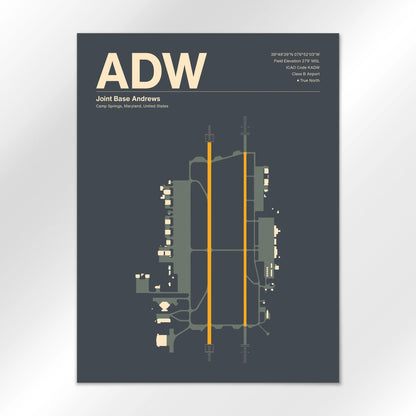 ADW Airport Diagram