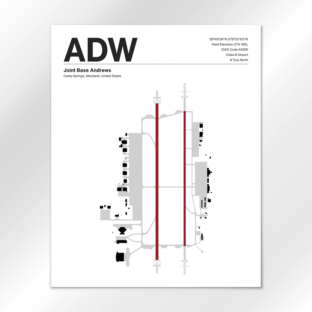 ADW Airport Diagram