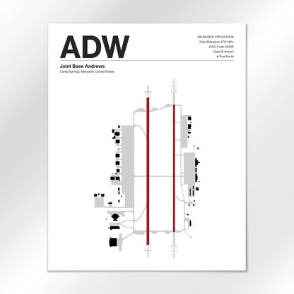 ADW Airport Diagram