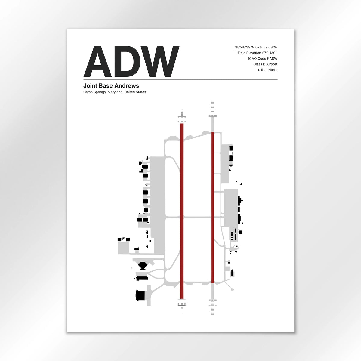 ADW Airport Diagram
