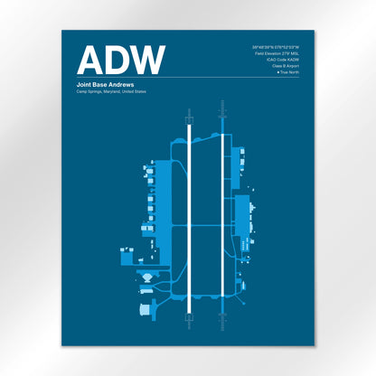 ADW Airport Diagram