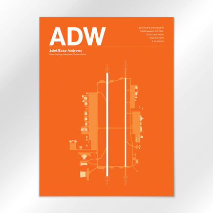 ADW Airport Diagram