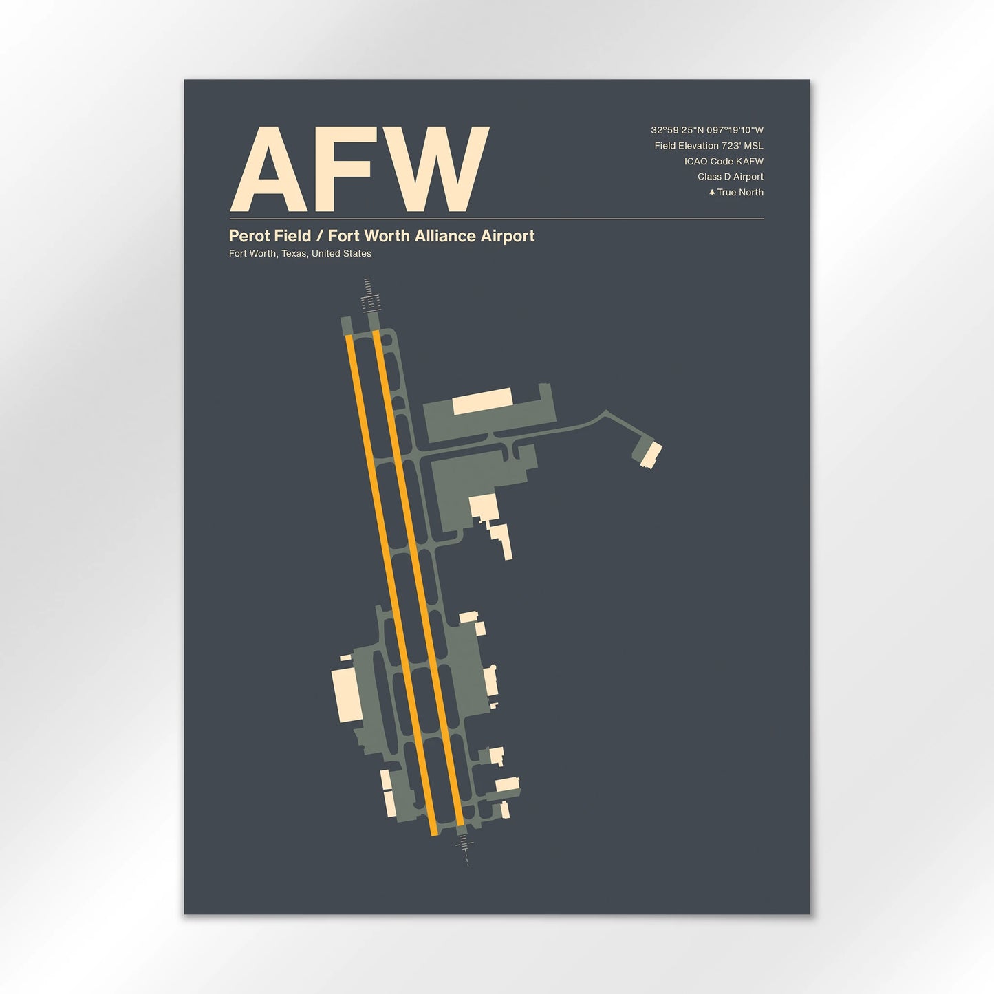 AFW Airport Diagram