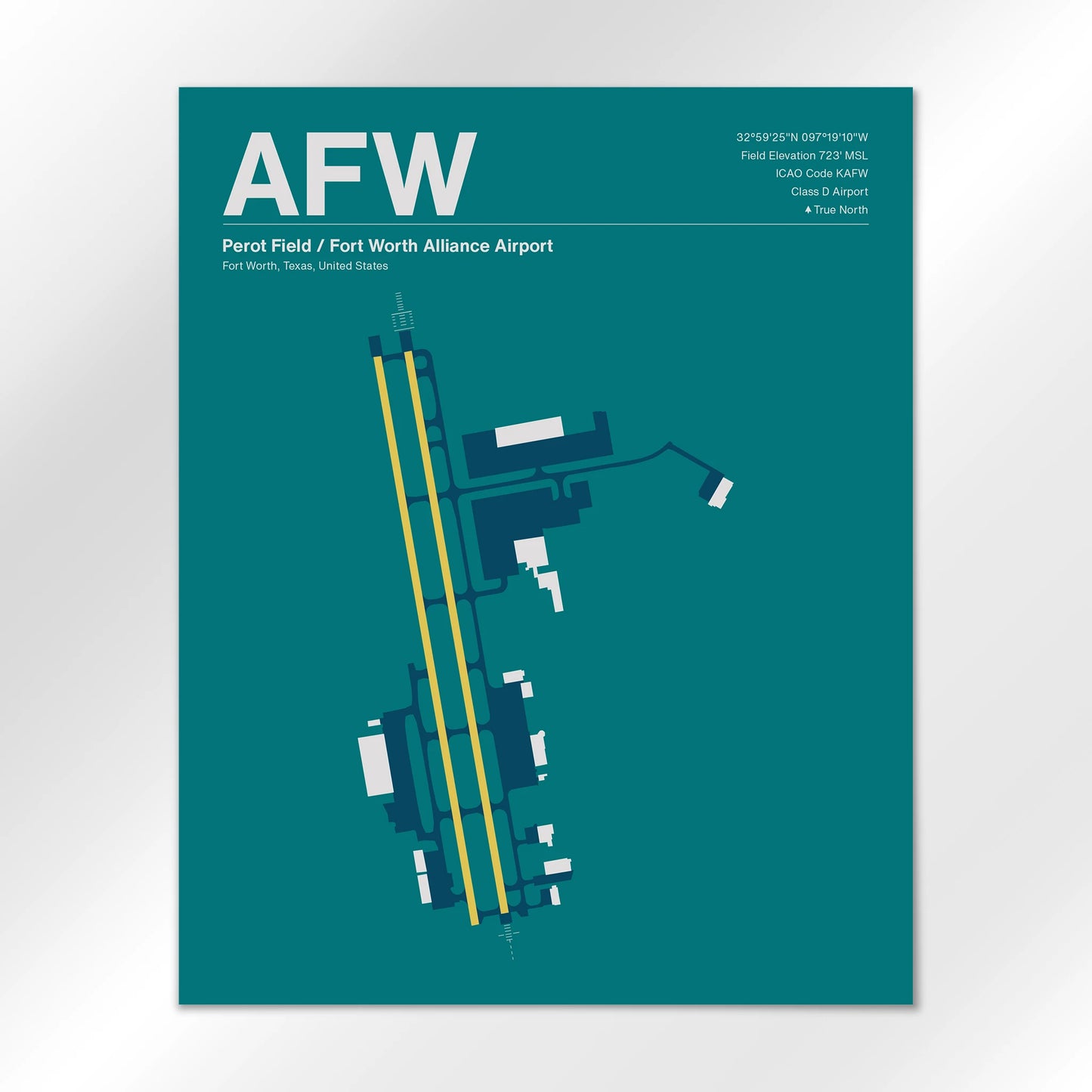 AFW Airport Diagram