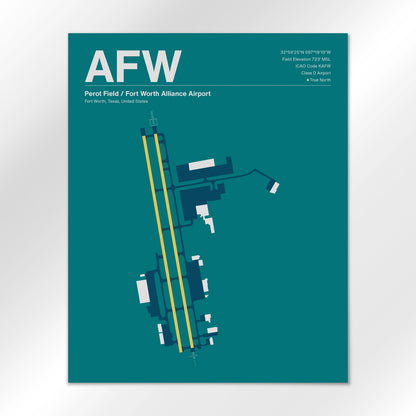 AFW Airport Diagram