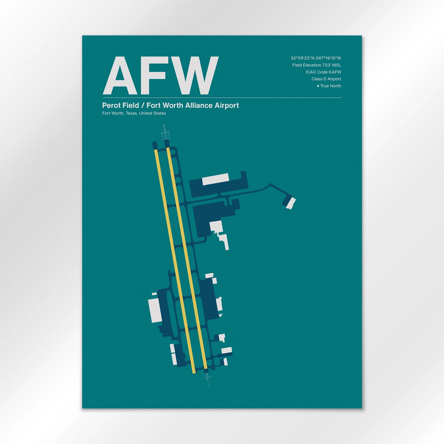 AFW Airport Diagram