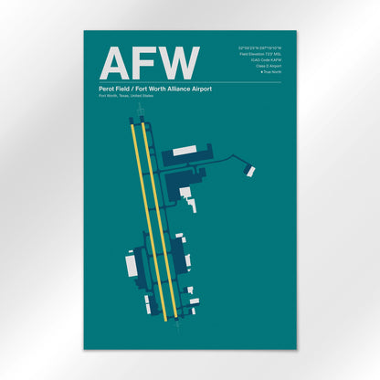 AFW Airport Diagram