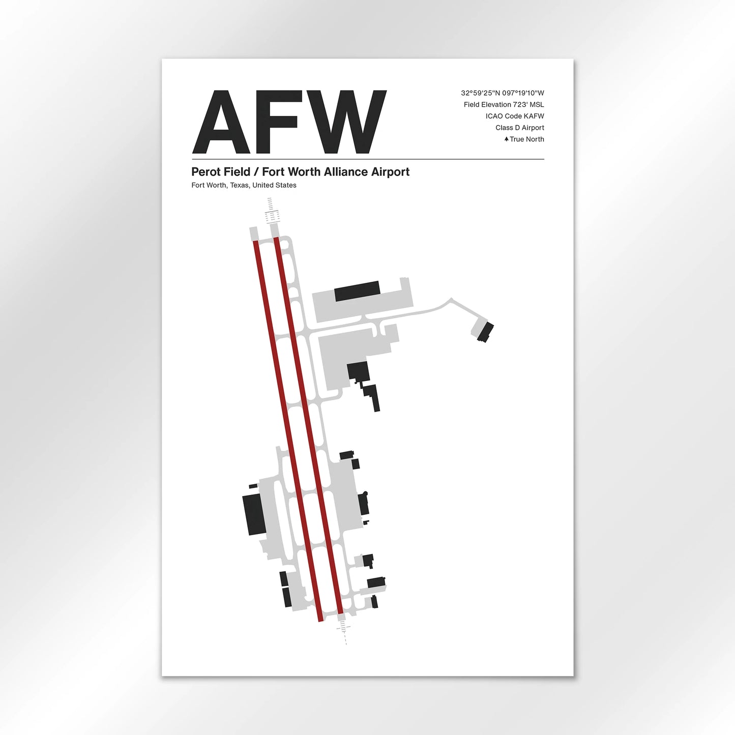AFW Airport Diagram