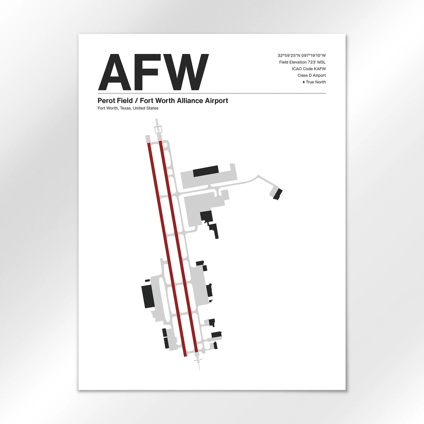 AFW Airport Diagram