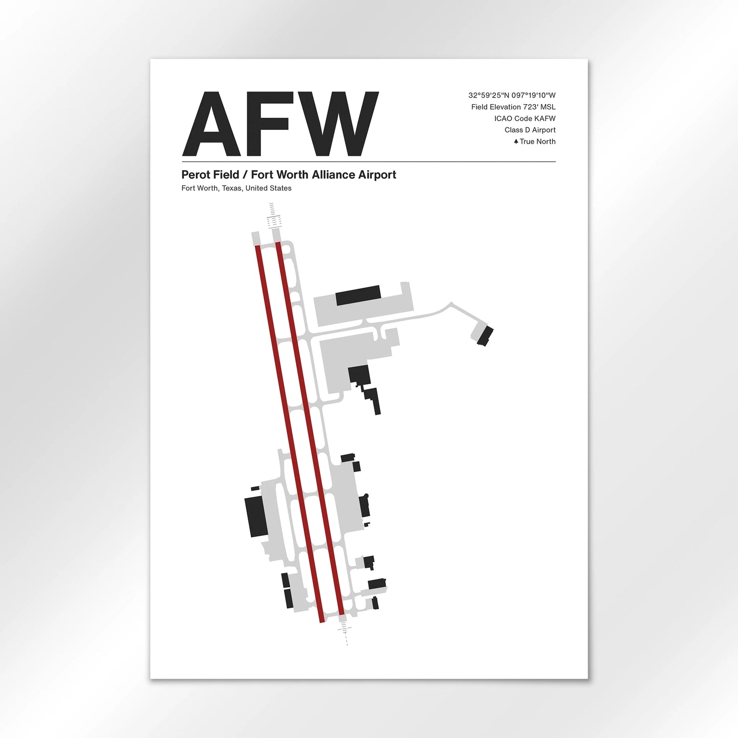 AFW Airport Diagram