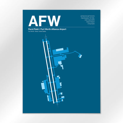 AFW Airport Diagram